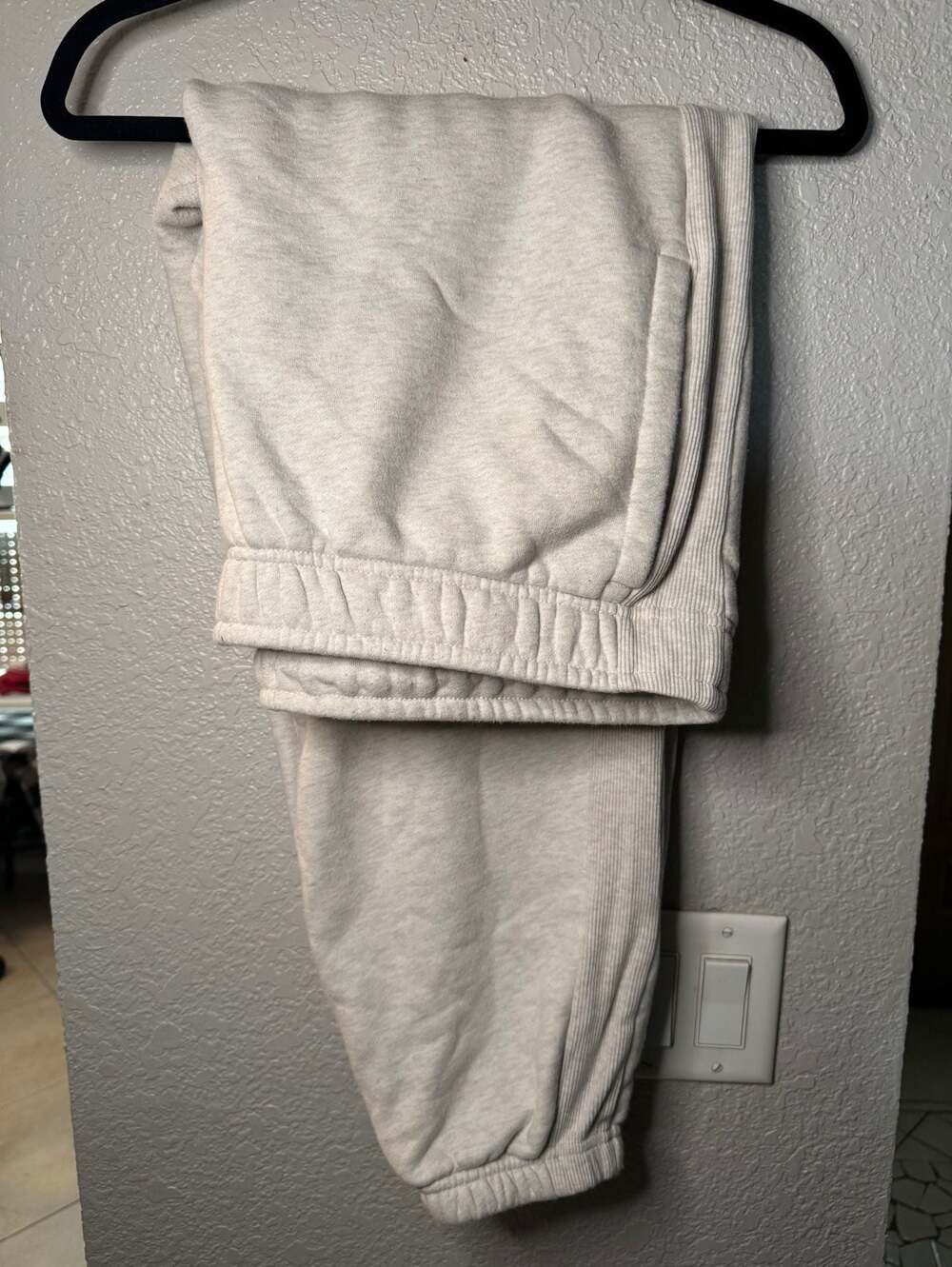 Member's Mark Womens Fleece Jogger XXL Light Heather Gray
